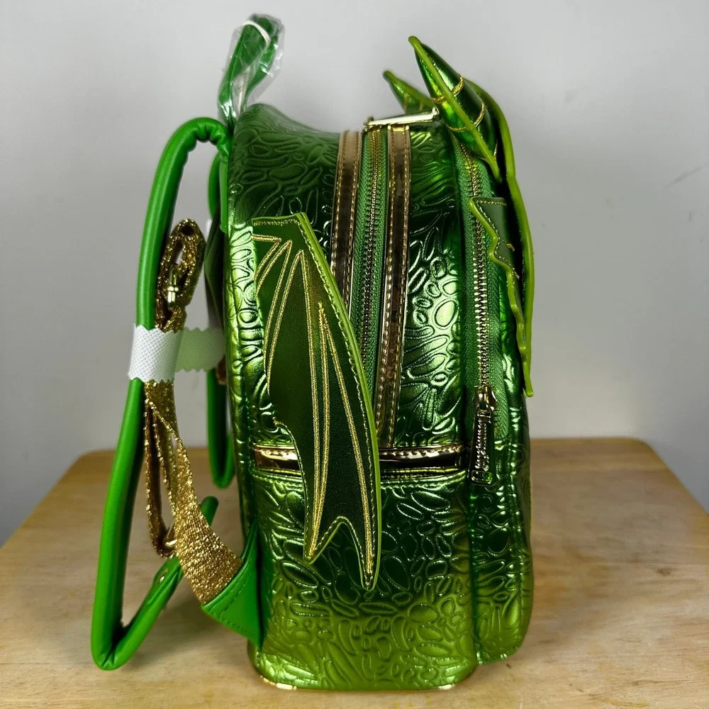 Loungefly Green Dragon Mini Backpack Books-A-Million‎ Exclusive Fourth Wing NWT